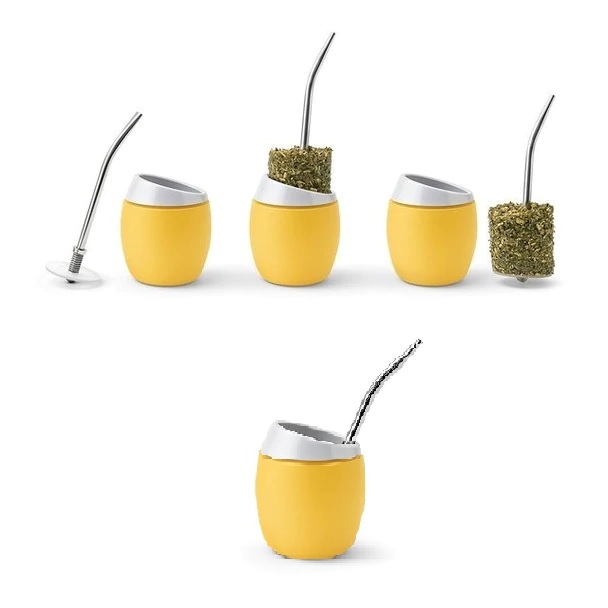 Mate Nelo con Método de Extracción de Yerba - BPA Free (Varios Colores)