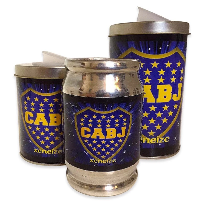 Yerbera Azucarera y Mate 3 Piece Set - Boca Juniors