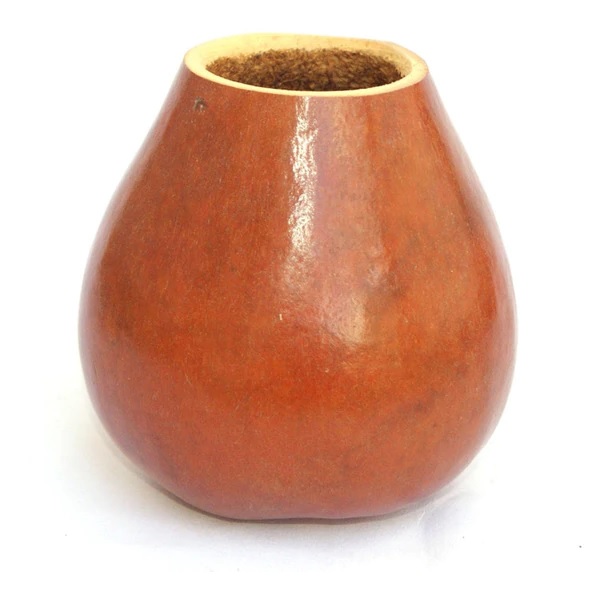 Mate Gourd Carved Natural Calabaza - Various Colors Available
