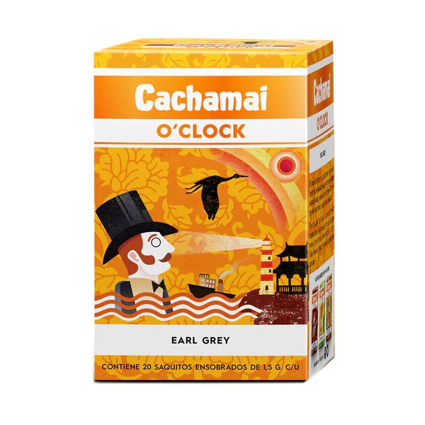 Cachamai Te Earl Grey, 20 saquitos