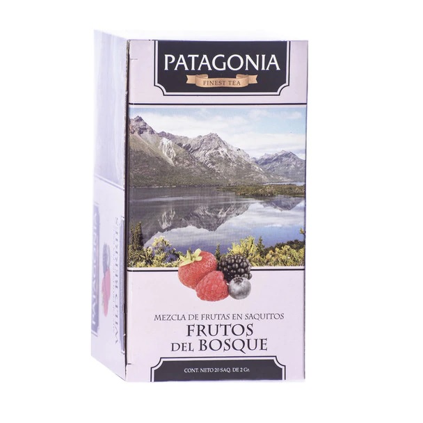 Patagonia Finest Tea Frutos del Bosque, caja de 20 saquitos