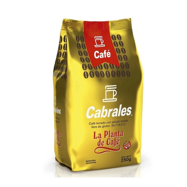 Cabrales Café Torrado con Azúcar - Gluten Free, 250 g / 8.8 oz bolsa