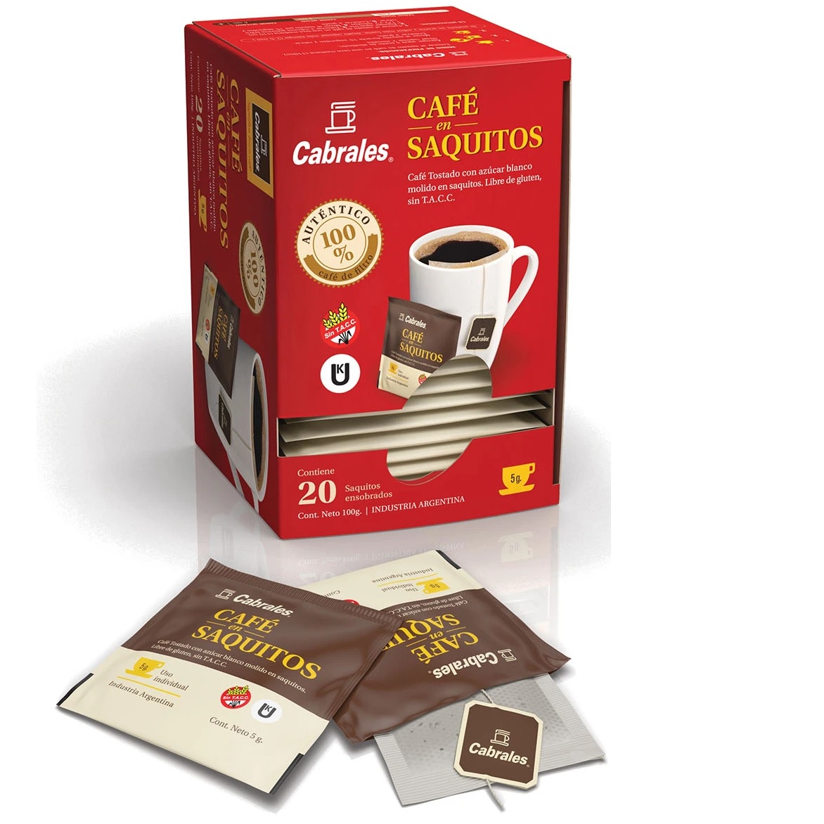 Cabrales Café en Saquitos Coffee Singles (20 units per Box)