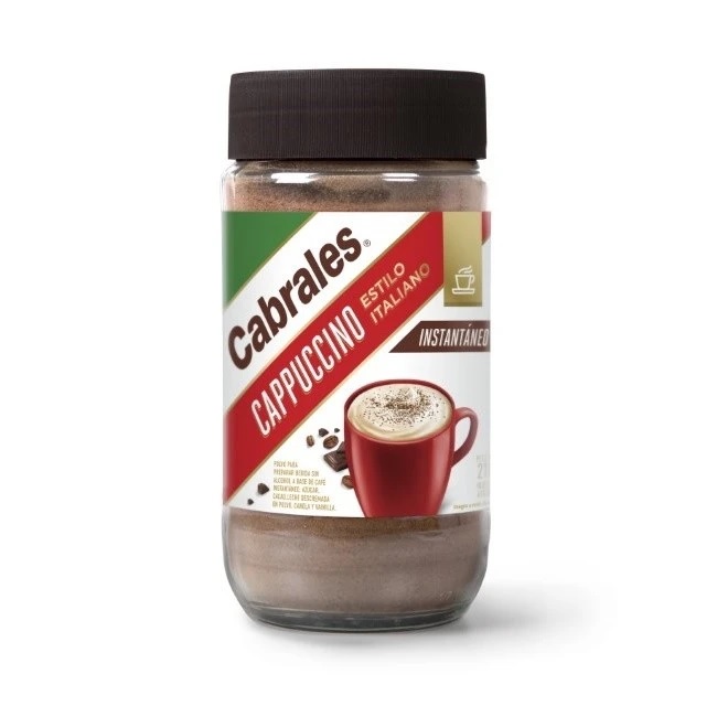 Cabrales Cafe Instantáneo Cappuccino Estilo Italiano / 210g