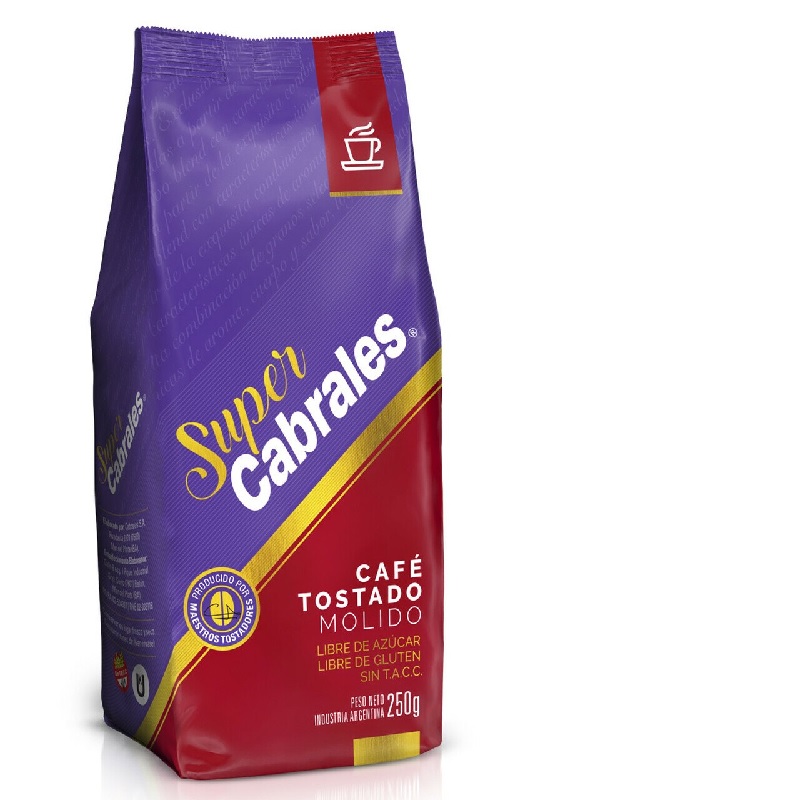 Super Cabrales Café Molido Tostado x 250g. Kosher