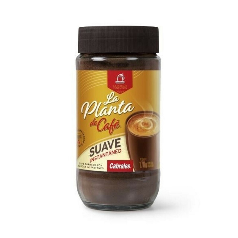 Cabrales Café Instantáneo Suave La Planta de Café Frasco x 170g.