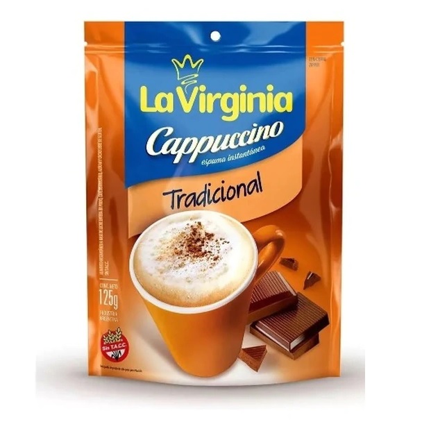 La Virginia Cappuccino Traditional, 125 g / 4.40 oz paquete