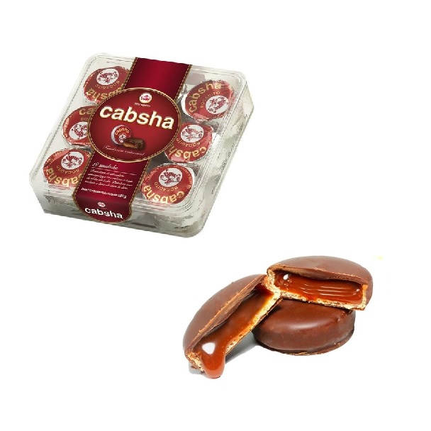 Cabsha Bites with Milk Chocolate and Dulce de Leche, 180 g / 6.34 oz (box of 18)