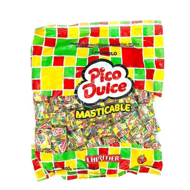 Pico Dulce Caramelos Masticables, 500 g / 1.1 lb (pack de 165 unidades)