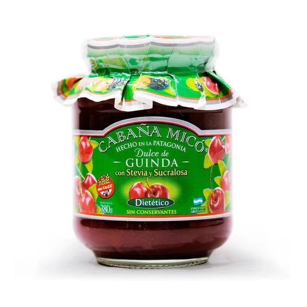 Cabaña Mico Dulce de Guinda con Stevia y Sucralosa / 380g