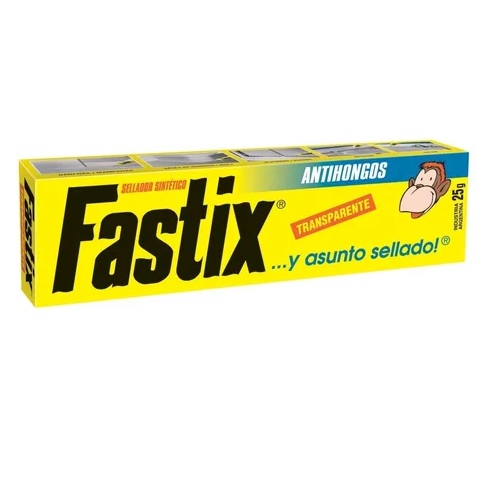Fastix Adhesivo Sellador Sintético Transparente 25 g / 0.88 oz