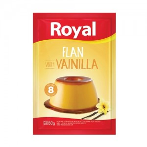 Royal Flan de Vainilla, 8 porciones por paquete, 60 g / 2.11 oz