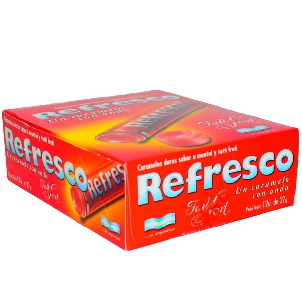 Felfort Refresco Caramelos Duros, 324 g / 11.4 oz (caja de 12)