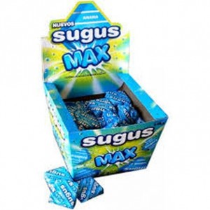 Sugus Max Anana Gluten Free, 525 g / 1.15 lb Caja
