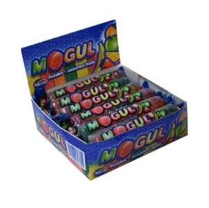 Mogul Gomitas Frutales, 35 g la barra / 1.2 oz (caja de 12 barras)