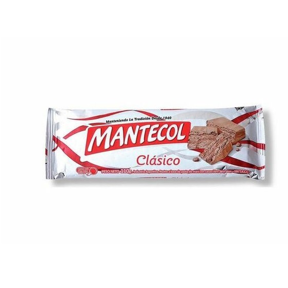 Mantecol Classic Flavor Semi-Soft Peanut Butter Nougat, 110 g / 3.88 oz (pack of 3)