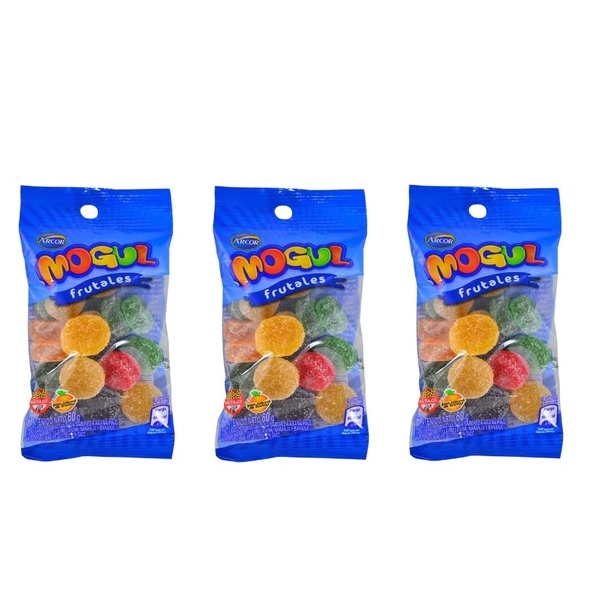 Mogul Gomitas Frutales, 60 g / 2.1 oz (pack de 3)