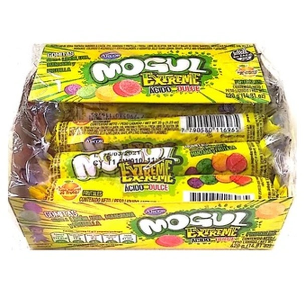 Mogul Extreme Gomitas, 35 g / 1.2 oz (caja de 12 barras)