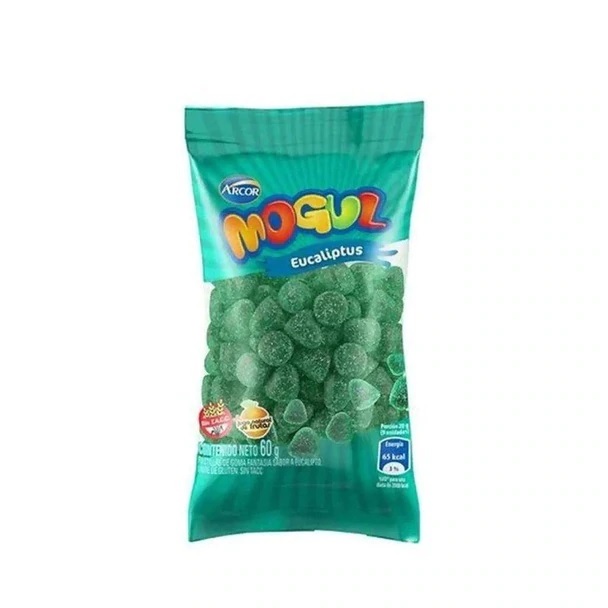 Mogul Gomitas Eucaliptus, 60 g / 2.11 oz (caja de 10 unidades)