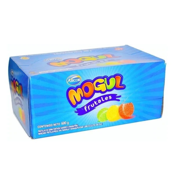 Mogul Gomitas Frutales, 60 g / 2.1 oz (caja de 10)