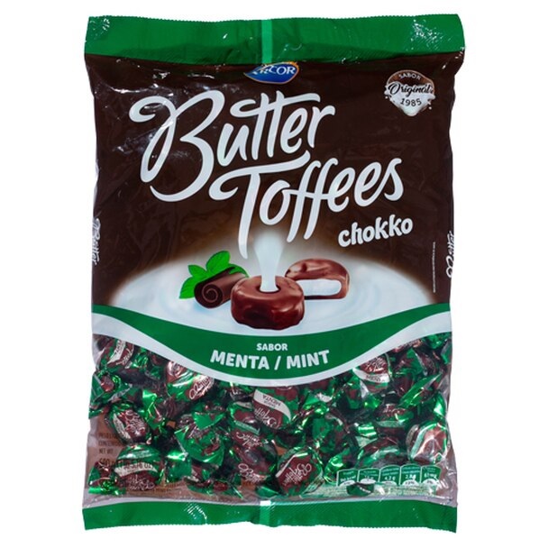 Butter Toffees Caramelo de Chocolate Relleno de Menta, 822 g / 1.8 lb Bolsa