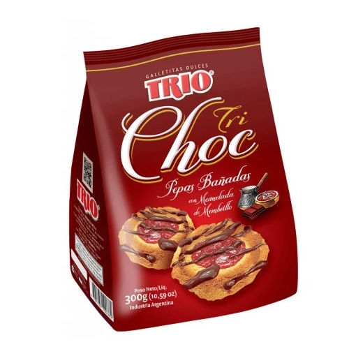 Trio Pepas Tri Choc, 300 g / 10,58 oz