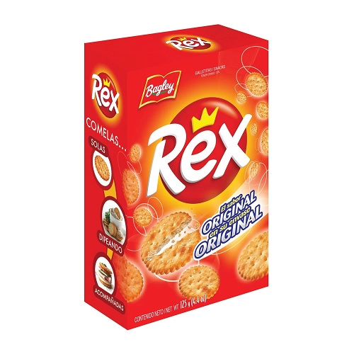 Rex Galletitas Originales Snack Crackers / 125g