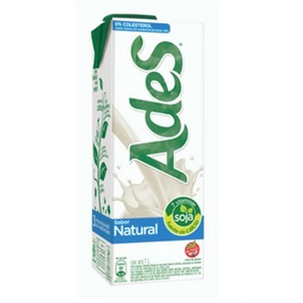 Ades Leche de Soja Sabor Original Tetra Pak, 1 l / 33.8 fl oz