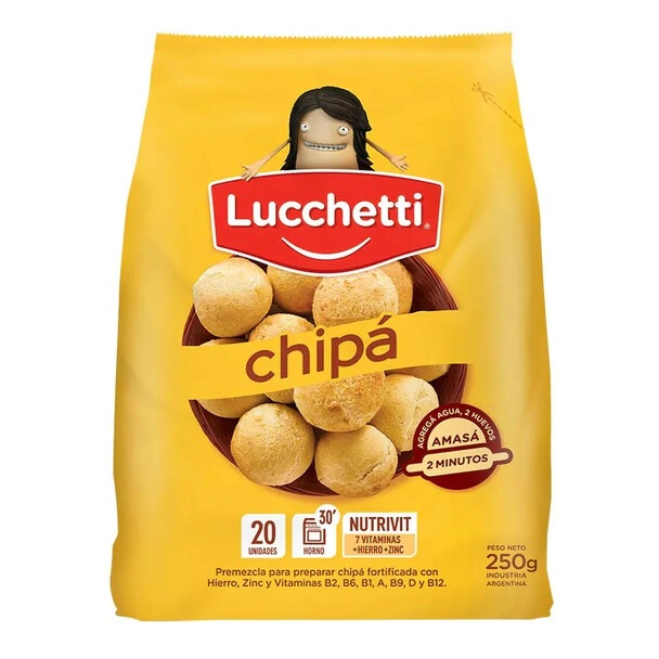 Lucchetti Premezcla para realizar Chipá, 400 g