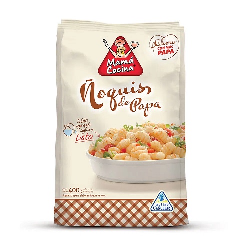 Mama Cocina Plus Premezcla Ñoquis de Papa (400 gr).