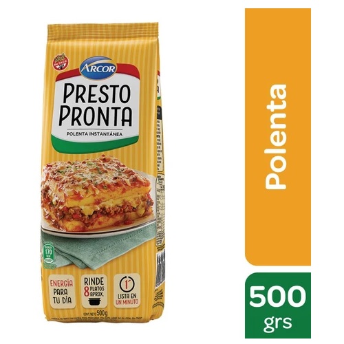 Polenta PrestoPronta Sin TACC, 500 g / 17,63 oz