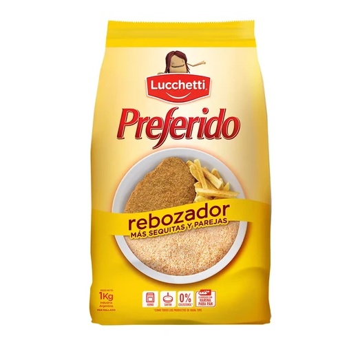 Preferido Lucchetti Rebozador Pan Rallado 1 Kg. - Amarillo