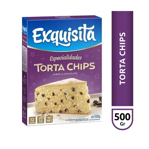 Exquisita Bizcochuelo en Polvo Torta Chips, 500 gr