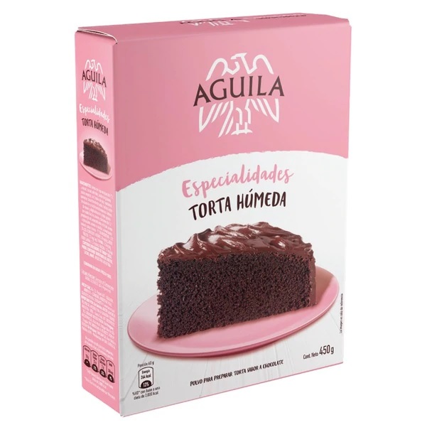 Águila Torta Húmeda Bizcochuelo Chocolate, 450 g / 15.87 oz