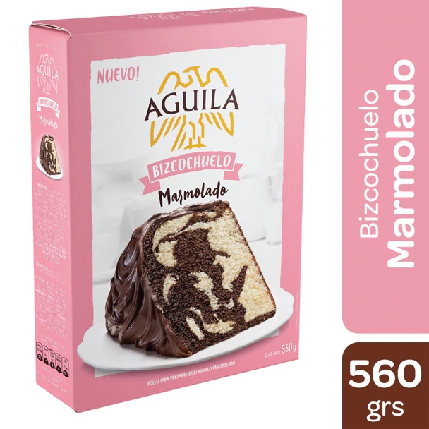 Águila Bizcochuelo Marmolado, 560 g / 19.75 oz