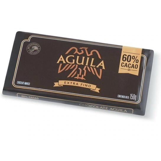 Águila Barra de Chocolate Negro 60% Cacao, 150 g / 5.3 oz barra