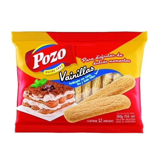 Pozo Vainillas, 160 g / 5.6 oz (pack de 3)