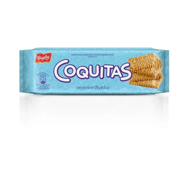 Coquitas Sweet Coconut Cookies, 170 g / 6.0 oz (pack of 3)