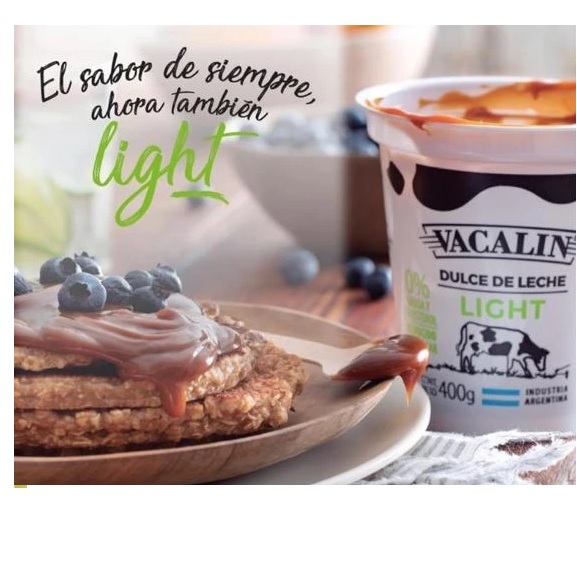 Vacalin Dulce de Leche Light / 400g