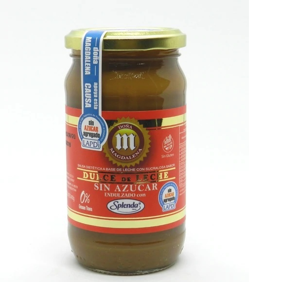 Doña Magdalena Splenda Dulce de Leche No Sugar Added Gluten Free, 400 g / 14.1 oz