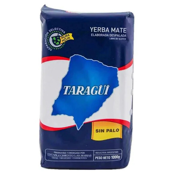 Taragüi Yerba Mate Classic Sin Palo (1 kg / 2.2 lb)