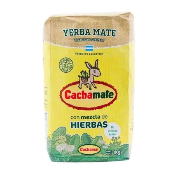 Cachamai Cachamate Yerba Mate Mixed Herbs, 1 kg / 2.2 lb