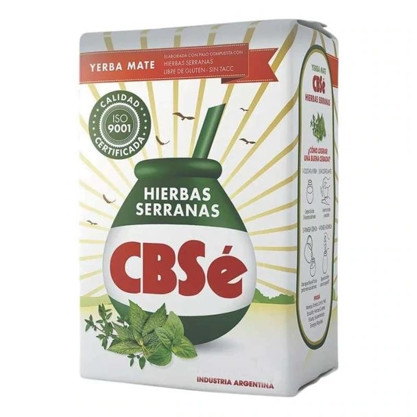 CBSé Yerba Mate Hierbas Serranas (500 g / 1.1 lb)