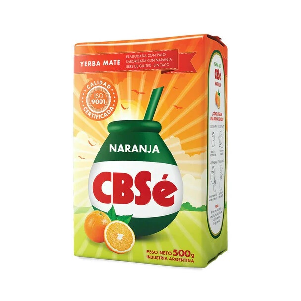 CBSé Yerba Mate Naranja Orange, 500 g / 1.1 lb