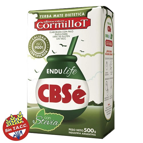 CBSé Yerba Mate EnduLife with stevia / 500g Cormillot