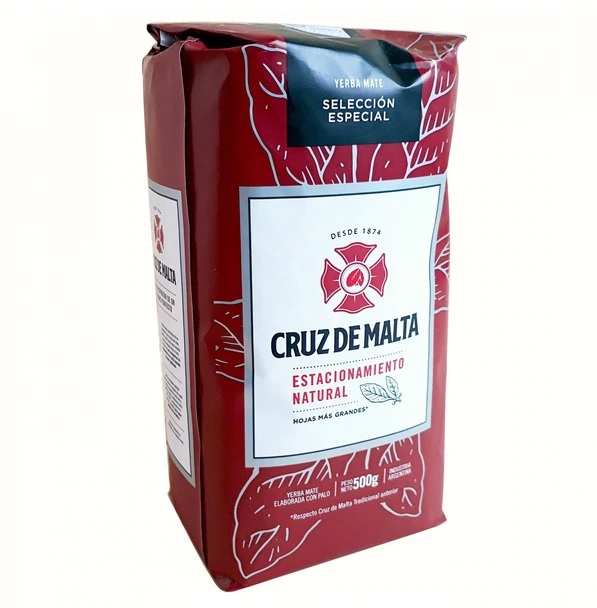 Cruz de Malta Yerba Mate Wide Leaf Special Selection, 500 g / 1.1 lb