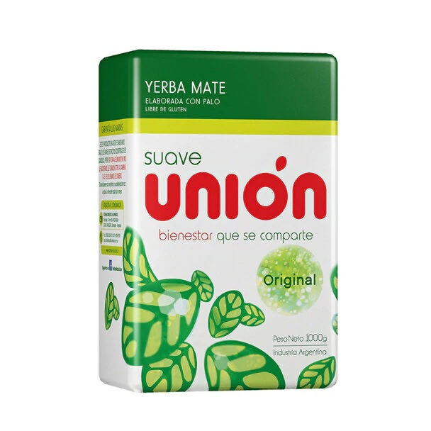 Unión Yerba Mate Suave Original (1 kg / 2.2 lb)