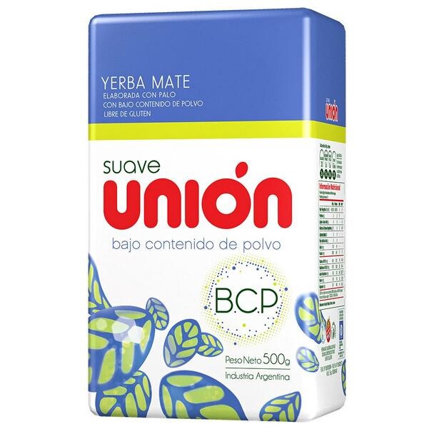 Unión Yerba Mate Low Dust Content Bajo Contenido de Polvo (500 g / 1.1 lb)