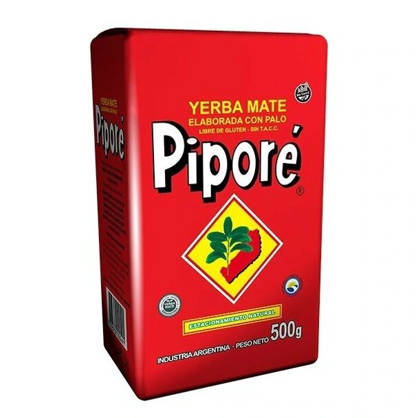 Piporé Yerba Mate Con Palo Unsmoked Low Powder (500 g / 1.1 lb)