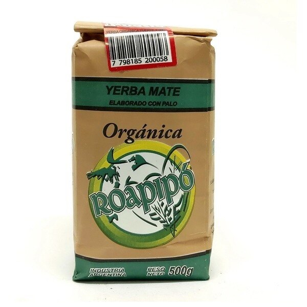 Roapipó Organic Yerba Mate Intense Fuerte (500 g / 1.1 lb)